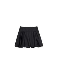 High Waist Bubble Silhouette Mini Skirt
