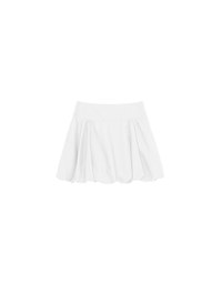 High Waist Bubble Silhouette Mini Skirt