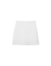 High Waist Crinkled Texture Fitted Mini Skirt