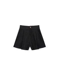 Lace SHORTS Crochet Inspired Knit Pleated Short