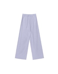 Straight Cut Pleated Tailored Wide Leg Long Trousers