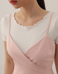 Sweetheart Neck Spaghetti Strap Cami Mini Dress