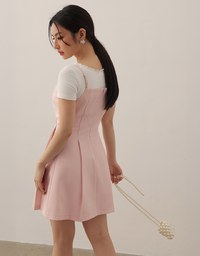 Sweetheart Neck Spaghetti Strap Cami Mini Dress