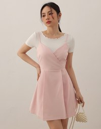 Sweetheart Neck Spaghetti Strap Cami Mini Dress