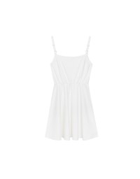 Sweetheart Neckline Flared Mini Dress ( Adjustable Straps)