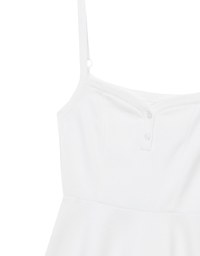 Sweetheart Neckline Flared Mini Dress ( Adjustable Straps)