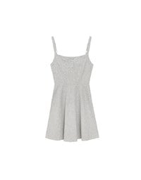 Sweetheart Neckline Flared Mini Dress ( Adjustable Straps)