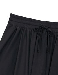 Cooling Fabric High Waist Flare Skort with Inner Shorts