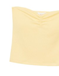 Strapless Sweetheart Neckline Ruched Fitted Tube Bra Top