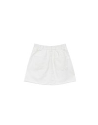 【Stain Resistant】Metal Studded A Line Jeans Denim Skirt