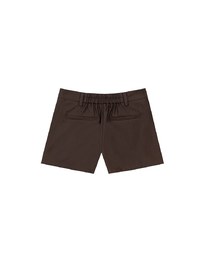 Tailored High Waist Shorts with AIR SPACE Logo Embroidery