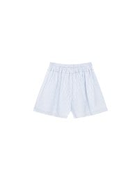 AIR SPACE Logo Embroidered Striped Drawstring Waist Casual Shorts