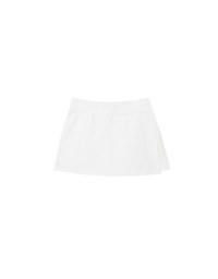 AIRY HOURGLASS Low Rise Plain Fitted Skorts