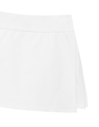 AIRY HOURGLASS Low Rise Plain Fitted Skorts