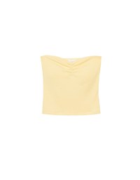 Strapless Sweetheart Neckline Ruched Fitted Tube Bra Top