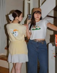 【DINOTAENG】Oversized Graphic T-Shirt
