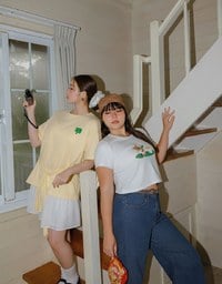 【DINOTAENG】Oversized Graphic T-Shirt