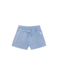 【DINOTAENG】Sweat Shorts With Daisy Graphic & Elastic Waistband