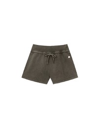 【DINOTAENG】Sweat Shorts With Daisy Graphic & Elastic Waistband