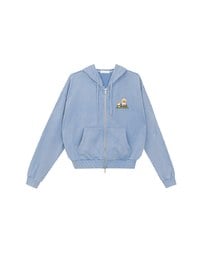 【DINOTAENG】Graphic Zip-Up Hoodie