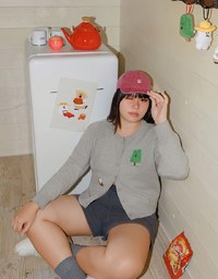 【DINOTAENG】Embroidered Button-Down Knit Cardigan