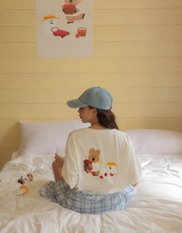 【DINOTAENG】Oversized Graphic T-Shirt