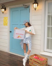 【DINOTAENG】Oversized Graphic T-Shirt