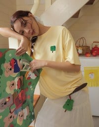 【DINOTAENG】Oversized Graphic T-Shirt