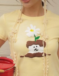 【DINOTAENG】Puff Print Graphic T-Shirt (Adults & Kids)