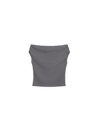 Fitted Off Shoulder Stretch Cotton Short Sleeve Top
