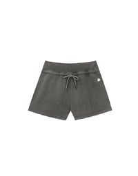 【DINOTAENG】Sweat Shorts With Daisy Graphic & Elastic Waistband