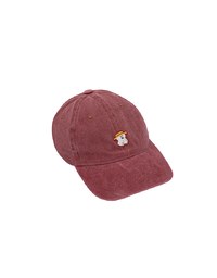 【DINOTAENG】Retro Embroidery Washed Denim Baseball Cap