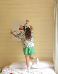 【DINOTAENG】Printed Loungewear Set