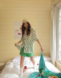 【DINOTAENG】Printed Loungewear Set