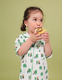 【DINOTAENG】 Printed Loungewear Set ( Kids)