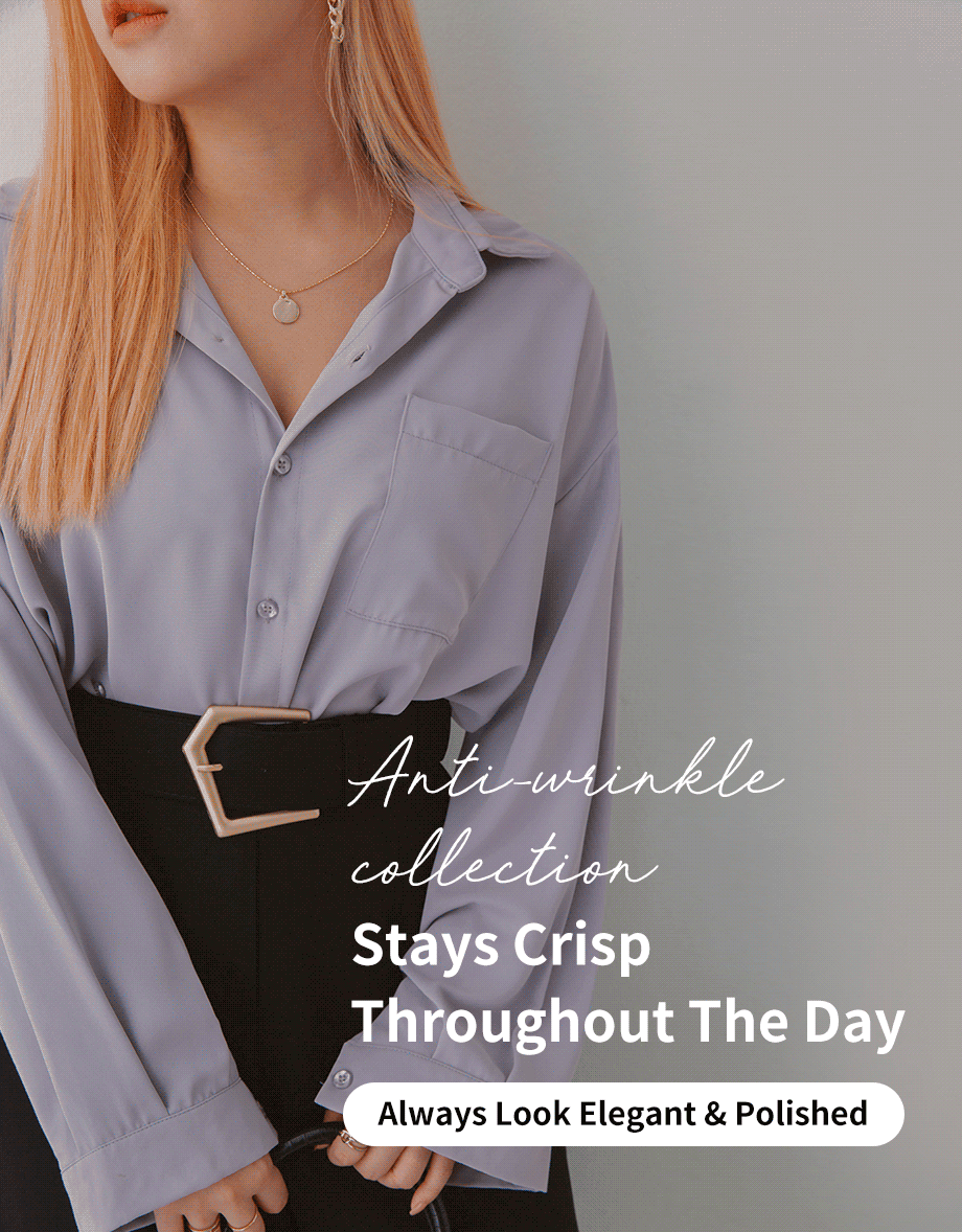 Unique Anti-Wrinkle Iron Free Blouse Shirt